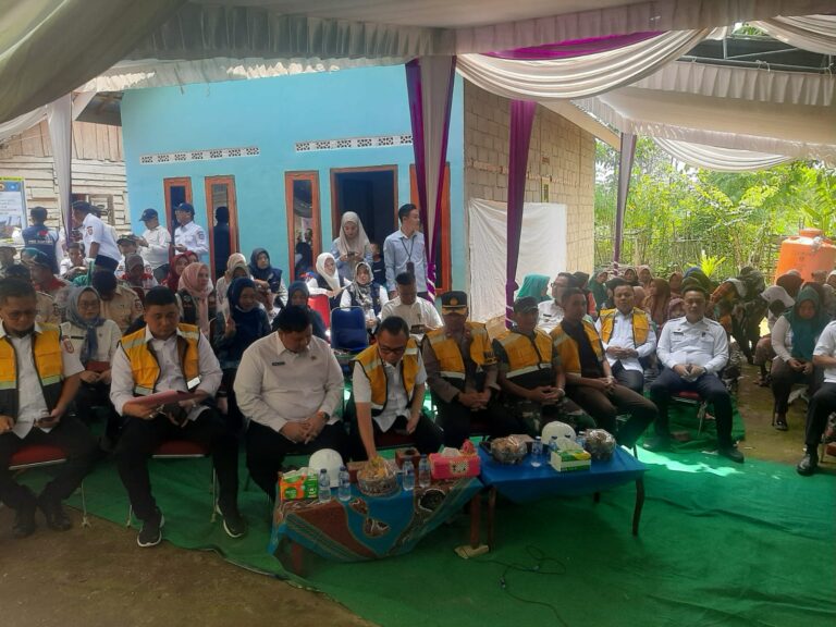 Launching Program bedah Rumah Dan Sanitasi Serentak Se-sumsel Tahun 2024 Di kabupaten Banyuasin