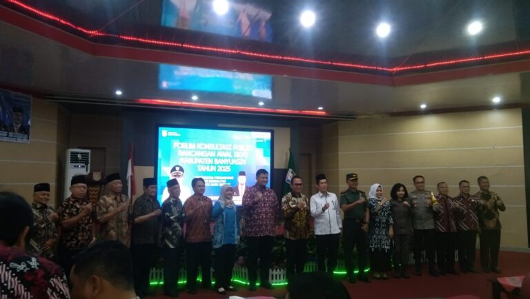 PJ Bupati Banyuasin Buka Forum Konsultasi Publik 2025 di Hadiri Ketua DPRD