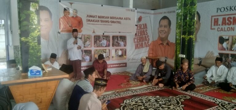 Syarif Hidayatullah Askolani Launching Jum’at Berkah Bersama Tim Pemenangan ASTA