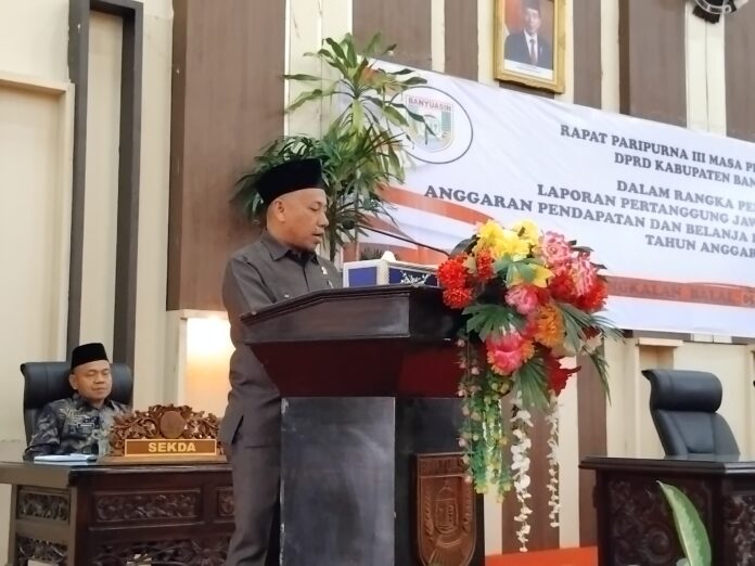 Delapan Fraksi DPRD Banyuasin Sampaikan Pandangan Terhadap Raperda pertanggungjawaban pelaksanaan APBD Banyuasin 2023