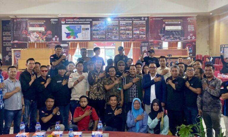 KPUD Banyuasin NGOPI Bareng Bersama Media, Ini Pembahasan yang di Wacanakan 