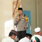 Pererat Tali Silaturahmi, Kapolres Banyuasin Melaksanakan Safari Jum’at Curhat di Masjid Al Hijriyah