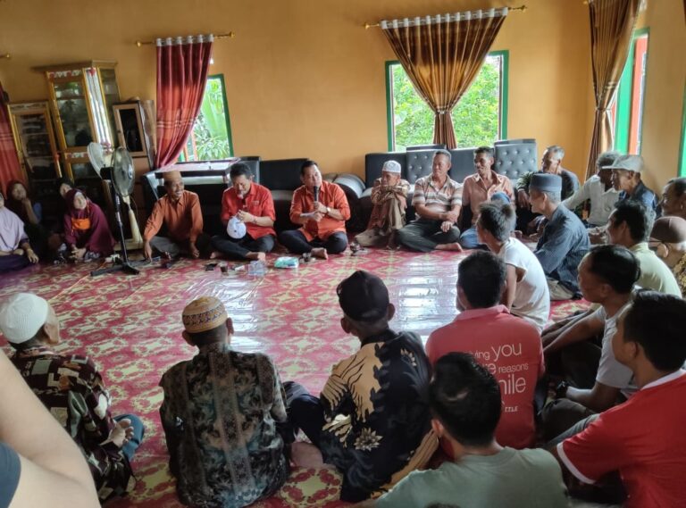 Calonbup nomor urut 1 H. Askolani SH MH, Kampanye Dialogis Dibeberapa Desa Kecamatan Rantau Bayur 