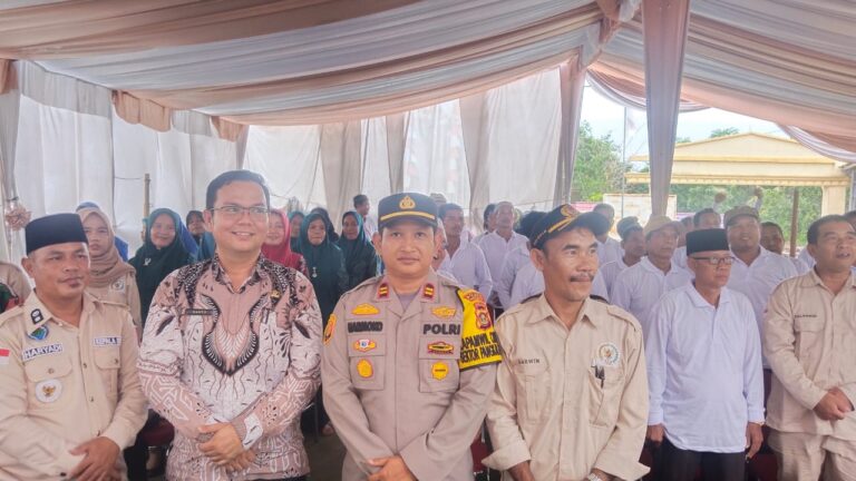 Perdana Desa lubuk saung gelar sosialisasi dana desa dan ketertiban, kenakalan remaja/narkoba.