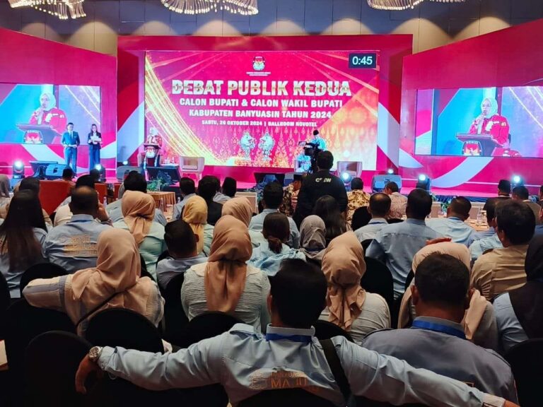 KPUD Banyuasin Sukses Gelar debat kedua pilkada 2024