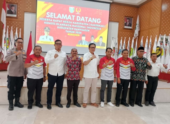 Koni Banyuasin Gelar Rapat Kerja Kabupaten Tahun 2024 