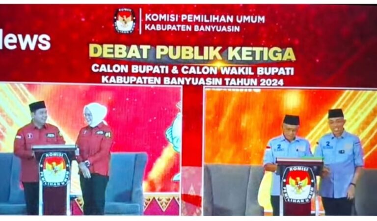 KPUD Banyuasin, Debat ketiga Paslon Bupati dan Wakil Bupati, Tentukan Pilihan 