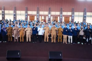 Serah Terima 300 Mahasiswa KKN Angkatan ke 82 Tahun 2024 UIN Raden Fatah Palembang.