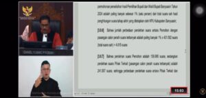 Majelis Hakim MK Tidak Menerima Gugatan Permohonan Paslon Selfi 02
