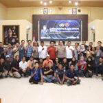 Pererat Silaturahmi, Polres Banyuasin Gelar Coffee Morning dan Halal Bihalal Bersama Puluhan Wartawan