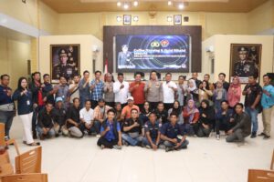 Pererat Silaturahmi, Polres Banyuasin Gelar Coffee Morning dan Halal Bihalal Bersama Puluhan Wartawan