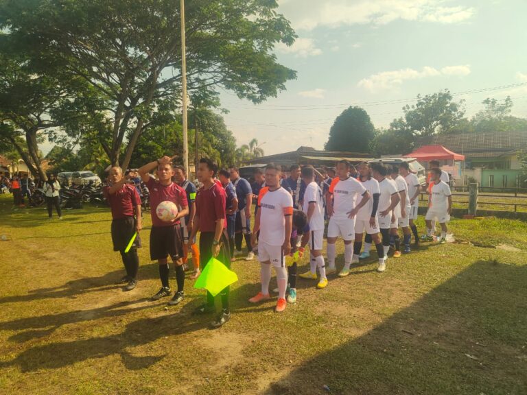 Laga PWI Banyuasin VS PGRI Turut Meriahkan HUT RI ke -80 Tahun