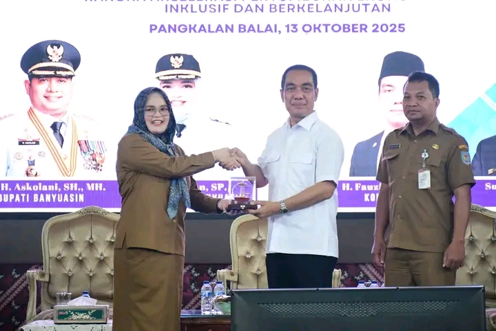 Wabup Banyuasin Netta Indian Buka Workshop Evaluasi Pengelolaan Keuangan Dan Pembangunan Desa
