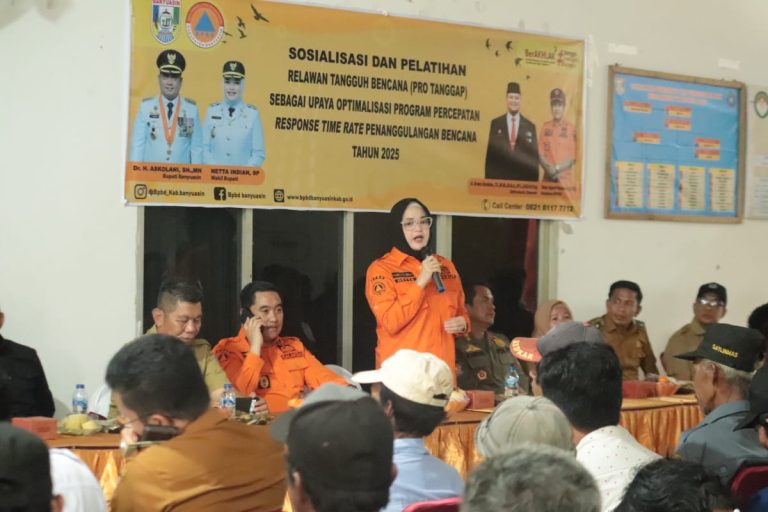 Wabup Netta: Pro Tanggap Harus Jadi Motor Penggerak Penanggulangan Bencana