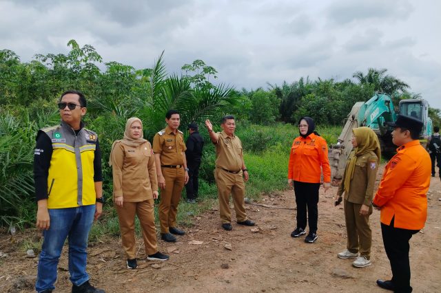 Wabup Netta Tinjau Jalan Desa Sumber Mekar Mukti Kecamatan Tanjung Lago