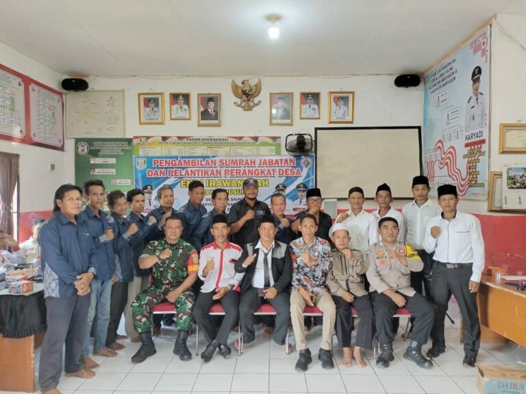 Kasih PPD Kecamatan Banyuasin lll, Hadiri Prosesi Pelantikan Kadus II, Desa Lubuk Saung