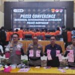 Polres Banyuasin Ungkap Kasus Penembakan Coboi Jalanan  Polres Banyuasin Ungkap Kasus Penembakan Coboi Jalanan