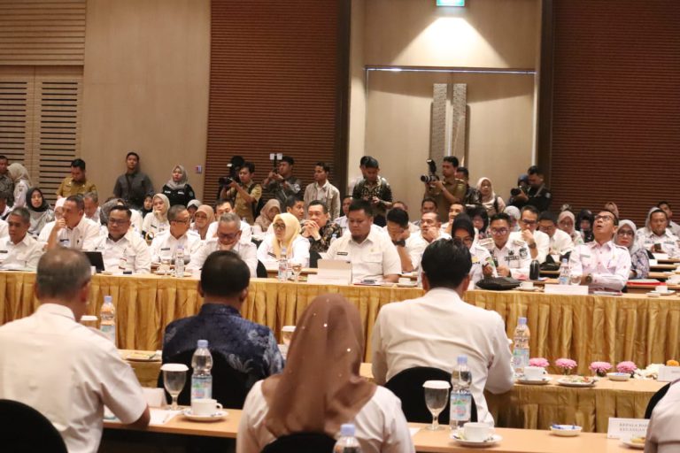 Strategi Menghadapi Potensi Kenaikan Inflasi, TPID dan TP2DD Sumsel Gelar Rapat Koordinasi.