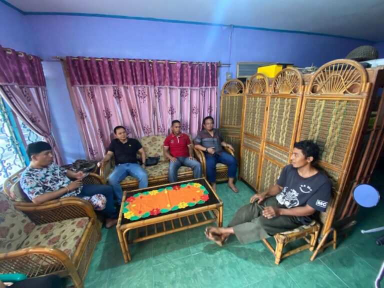 Unit IV Keamanan Negara (Kamneg) Sat Intelkam Polres Banyuasin Laksanakan Penggalangan terhadap Eks Napiter A. Als Abu Husna.