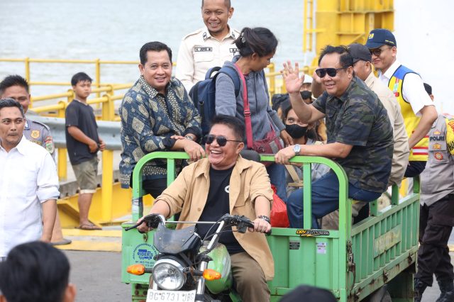Bupati Banyuasin Bersama Gubernur Dan Wakil Gubernur Tinjau Pelabuhan Tanjung Api-Api