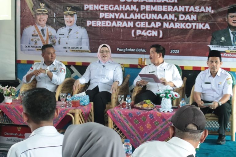 Wabup Netta : Jangan Sampai Anak-anak di Banyuasin Pake Narkoba.