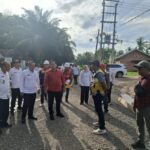 Akses Jalan Simpang RSA Dan Simpang Sungai Dua Dibangun, Bupati Banyuasin Tinjau Progress Peningkatan Jalan