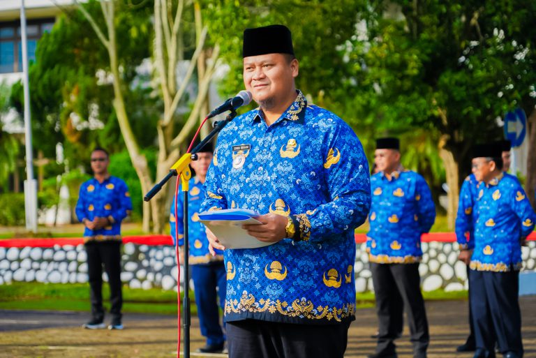 Sekda Banyuasin Pimpin Apel Gabungan Bulan Juli, Tekankan ASN Disiplin dan Tingkatkan Kualitas Pelayanan