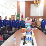 Audiensi Program Kerja PWI Banyuasin di Support Bupati Askolani 