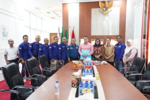 Audiensi Program Kerja PWI Banyuasin di Support Bupati Askolani 