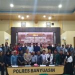 Kapolres Banyuasin AKBP Risnan Aldino Dukungan Insan Pers, NGO dan Ormas untuk Ciptakan Suasana Aman