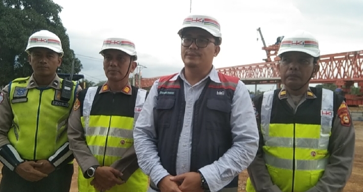 Percepatan Proyek Tol, Jalan Nasional Palembang–Betung KM 71 Ditutup Sementara dengan Sistem 1 Jam Buka-Tutup
